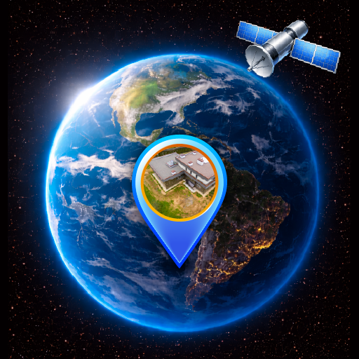 خريطة الأرض الحية- Satellite الحاسوب