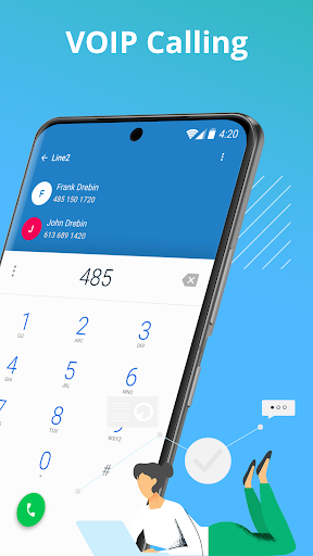 Line2 - Second Phone Number