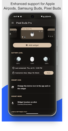 Bluetooth Audio Connect Widget পিসি