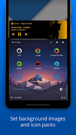 Bottom Quick Settings পিসি