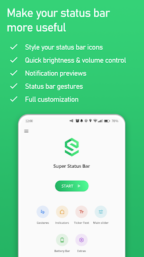 Super Status Bar - カスタマイズ PC版
