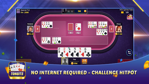 komputer Tongits - Offline Card Games