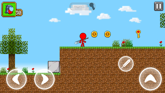 Red Stickman - Animation Parkour Fighter PC