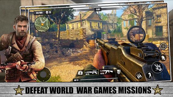 Download World War 2 - Battle Combat (FPS Games) on PC with MEmu