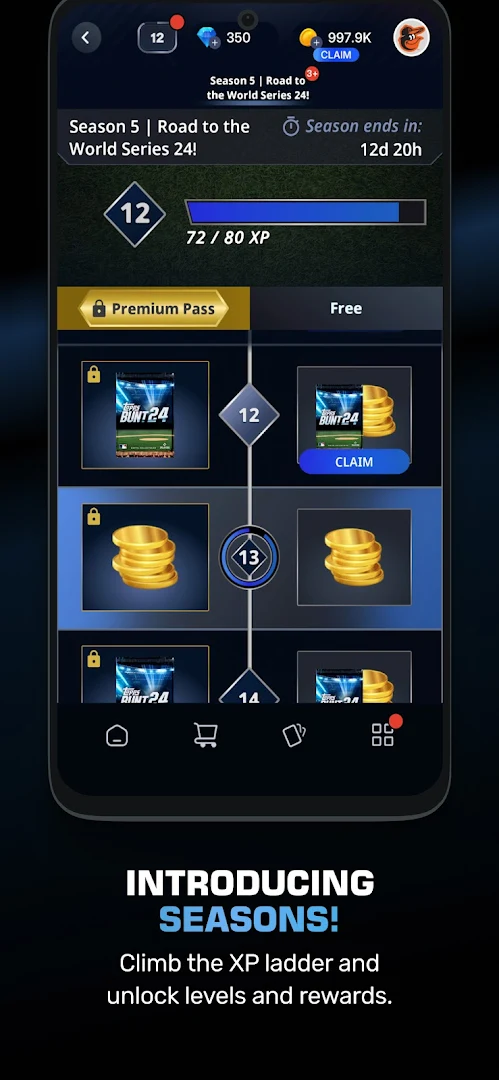 MLB BUNT: Baseball Card Trader PC