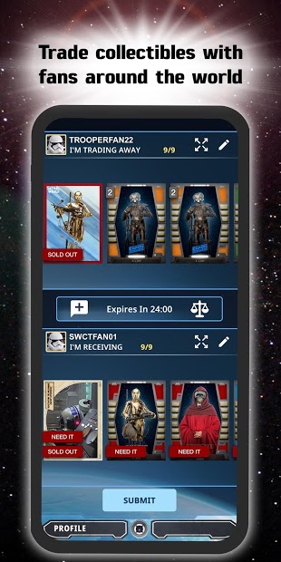 star wars card game android