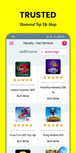 Topuply - Diamond TopUp Shop