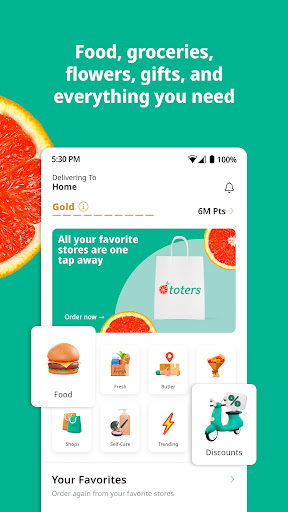 Toters: Food Delivery & More PC