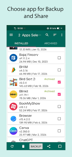Apps Backup and Restore