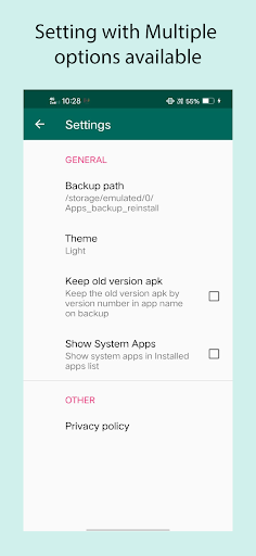 Apps Backup and Restore