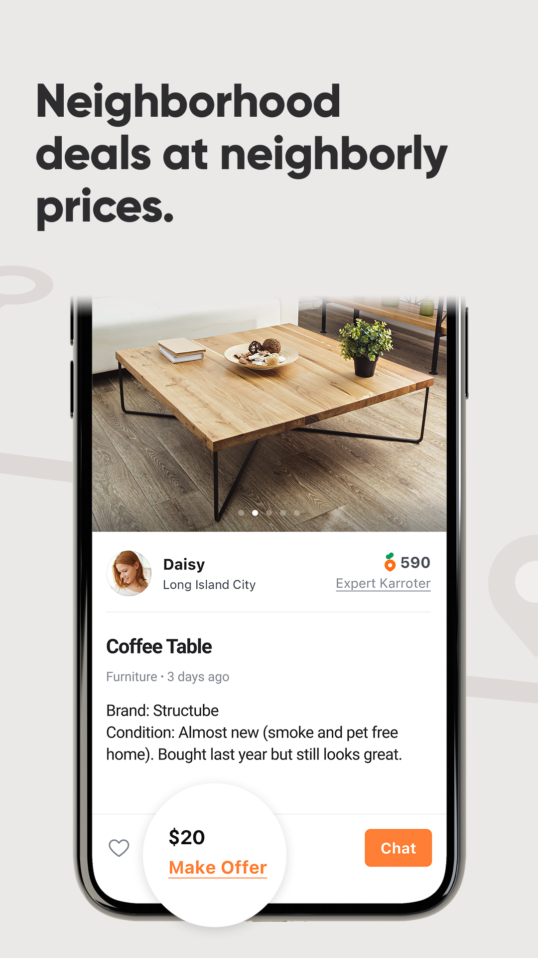 Karrot: Buy & sell locally PC