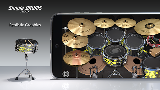 Simple Drums Rock - Drum Set الحاسوب