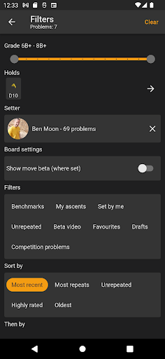 Moon Climbing - MoonBoard PC