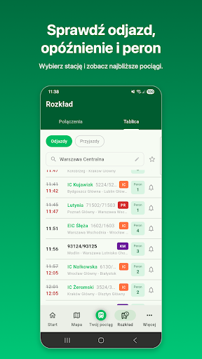 Trainradar24 | Opóźnienia PC