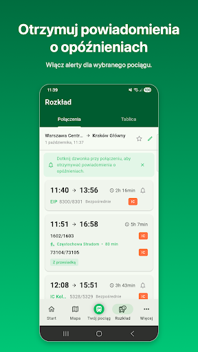 Trainradar24 | Opóźnienia PC