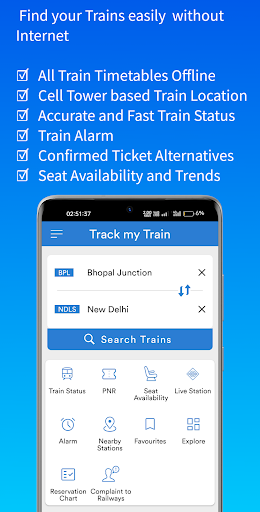 Track My Train - Live Status پی سی