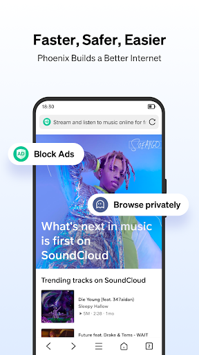 Phoenix Browser-Pribadi&Cepat