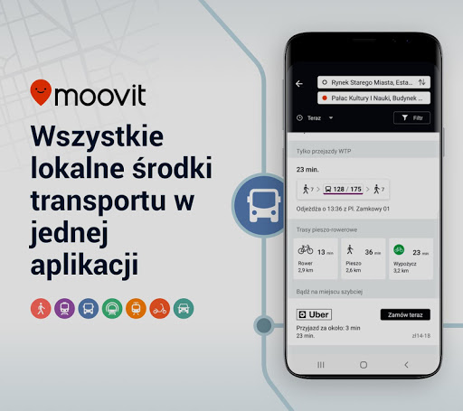 Moovit: Info o Busach i Kolei PC