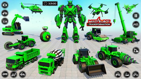 Robot Transform Car Games 3D PC