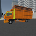 truck muatan kayu simulator PC