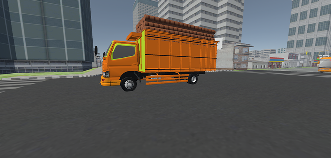 truck muatan kayu simulator PC