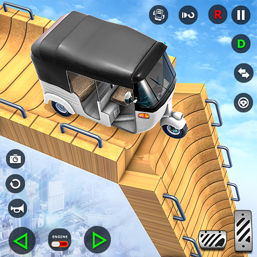 Tuk Tuk Taxi Driving Games 3D