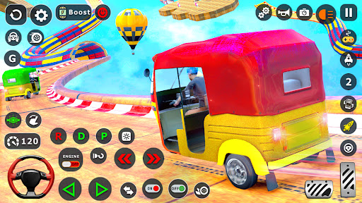 Tuk Tuk Taxi Driving Games 3D