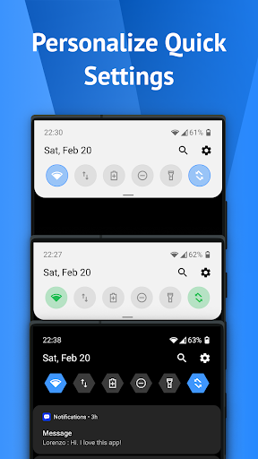 One Shade: Custom Notification পিসি