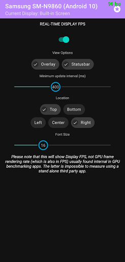 Real-time Display FPS Meter পিসি