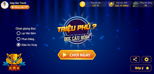 Đi Tìm Triệu Phú - Đọc Câu Hỏi PC