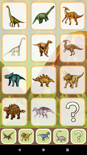 Dinosaurs for kids baby card PC