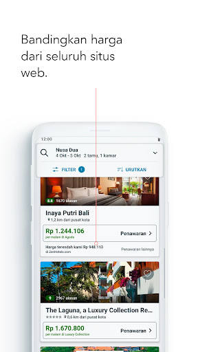 trivago: Bandingkan harga