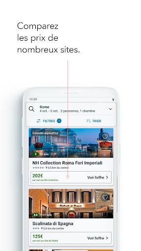 trivago : comparez les hôtels