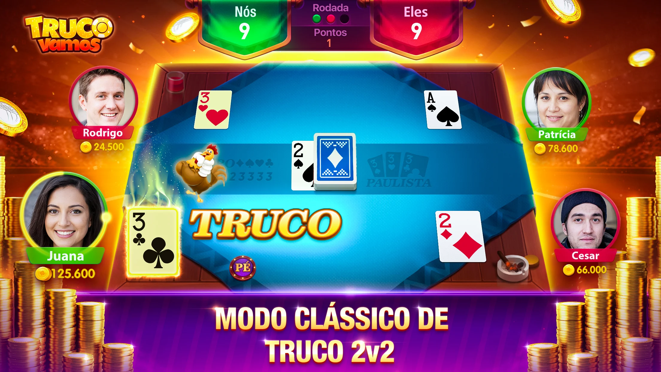 Truco Vamos: Slots Crash Poker para PC