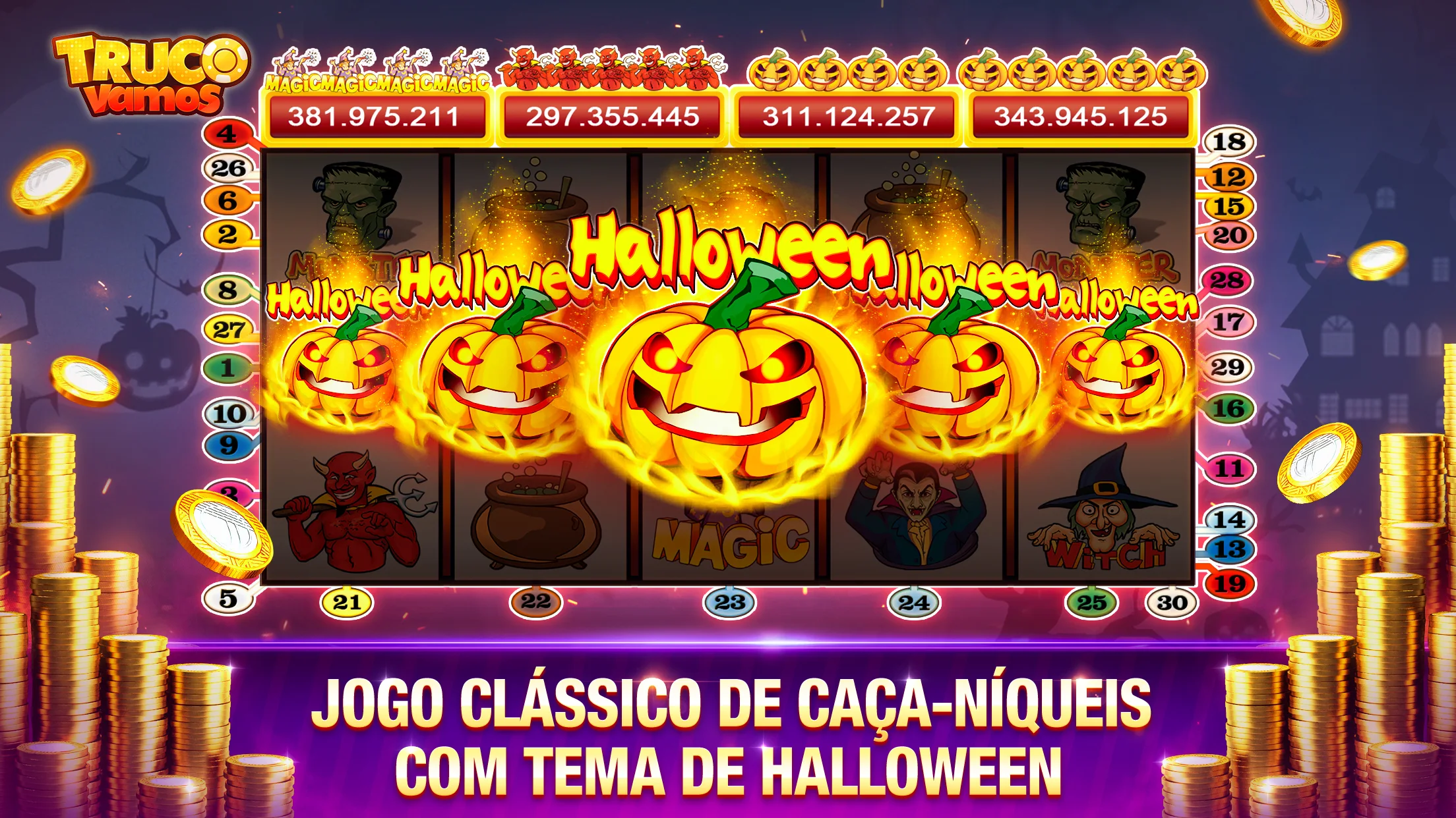 Truco Vamos: Slots Crash Poker para PC