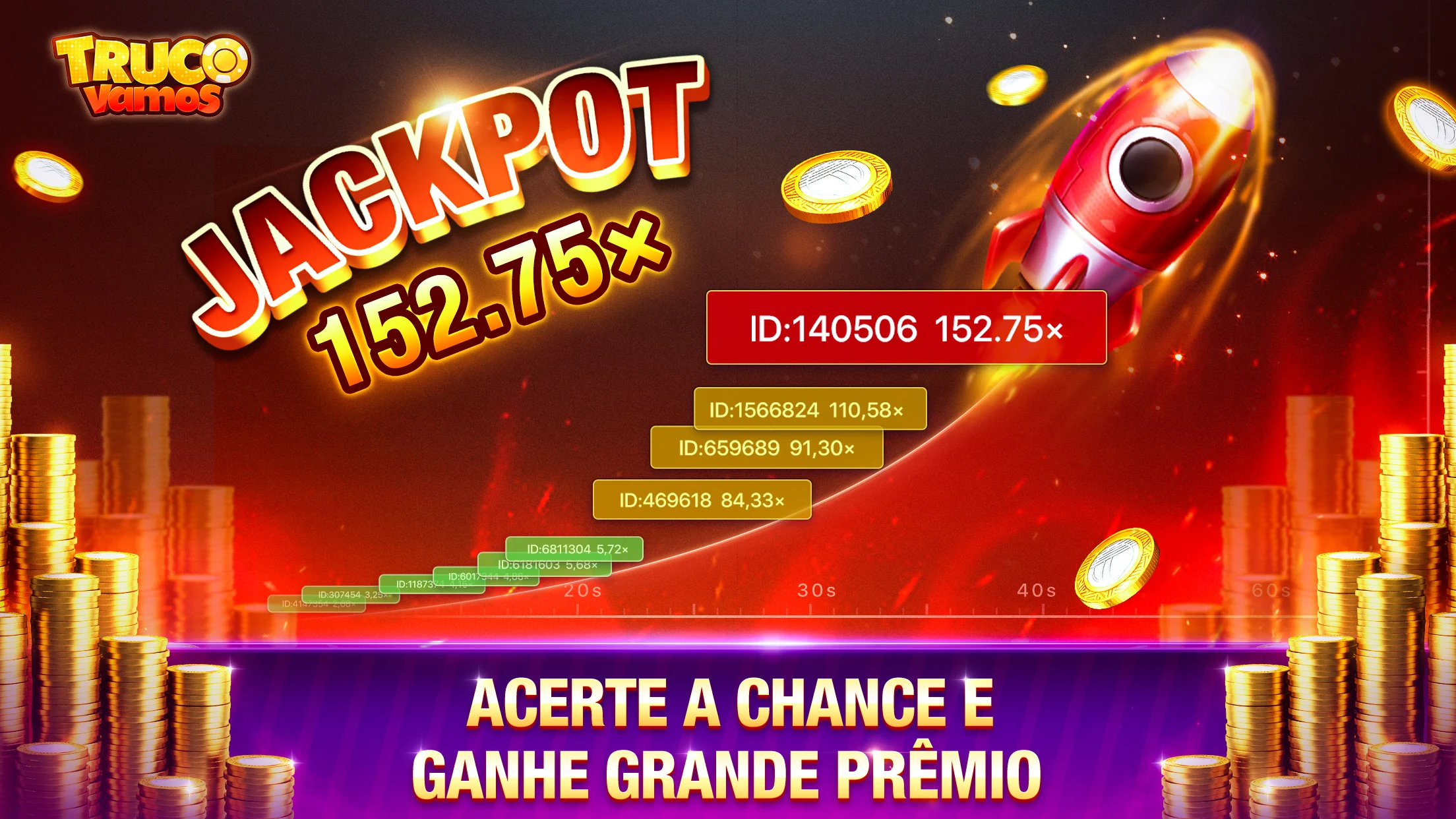 Truco Vamos: Slots Crash Poker para PC