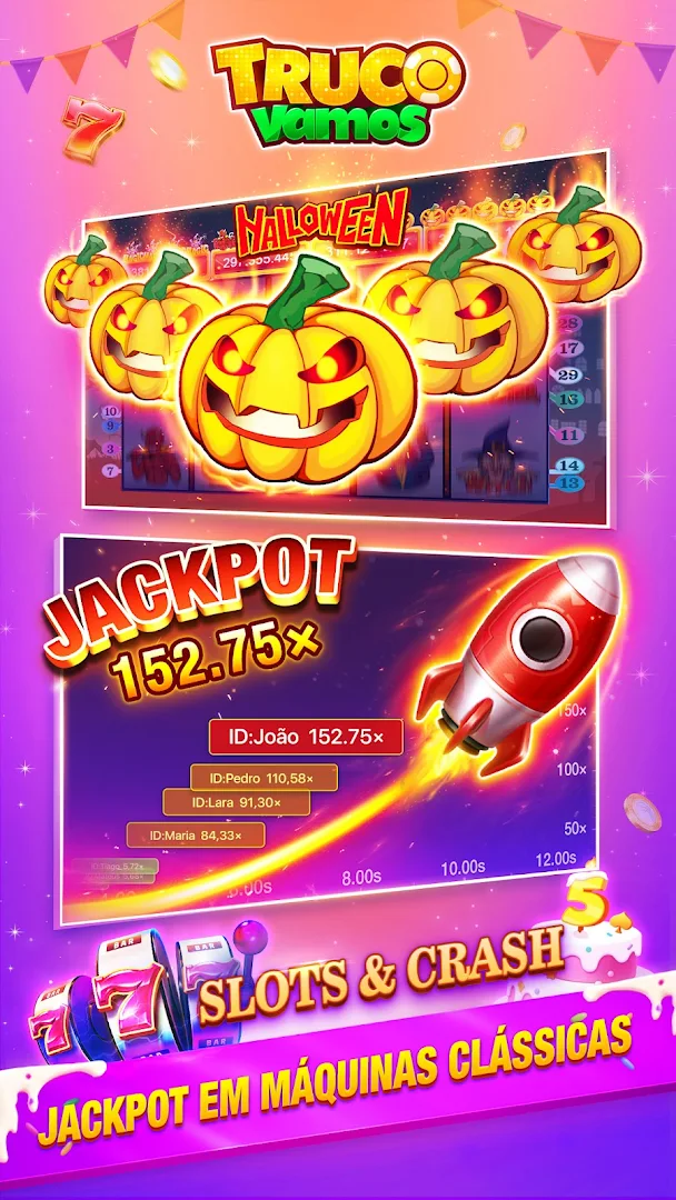 Truco Vamos: Slots Poker Crash para PC
