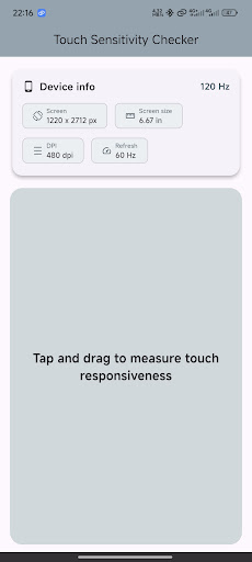 Touch Sensitivity Checker PC