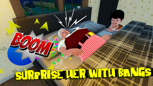 komputer Bad Granny Crazy Prank