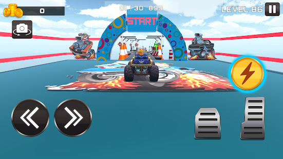 SuperHero Car Stunt Race City الحاسوب
