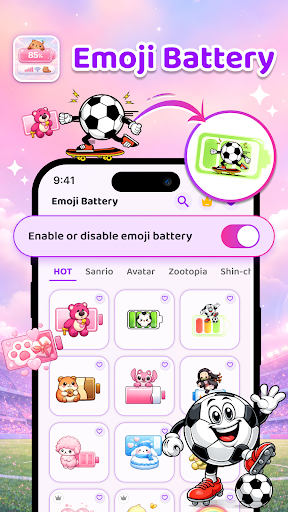 Emoji Battery Icon Customize