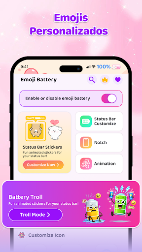 Ícone de Bateria Personalizado