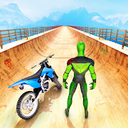 Superhero Bike Stunt GT Racing - Mega Ramp Games电脑版