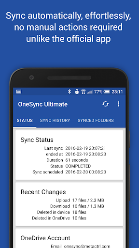 OneSync: Autosync for OneDrive PC