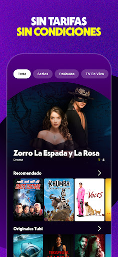 TV Tubi -TV y películas Gratis