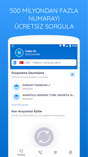 TürkCaller - Numara Sorgulama & Arayan Kimliği PC