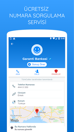 TürkCaller - Numara Sorgulama & Arayan Kimliği PC