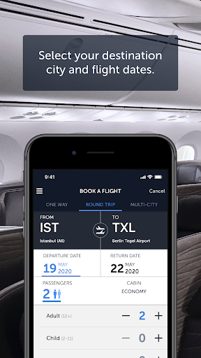 Turkish Airlines Flight Ticket پی سی