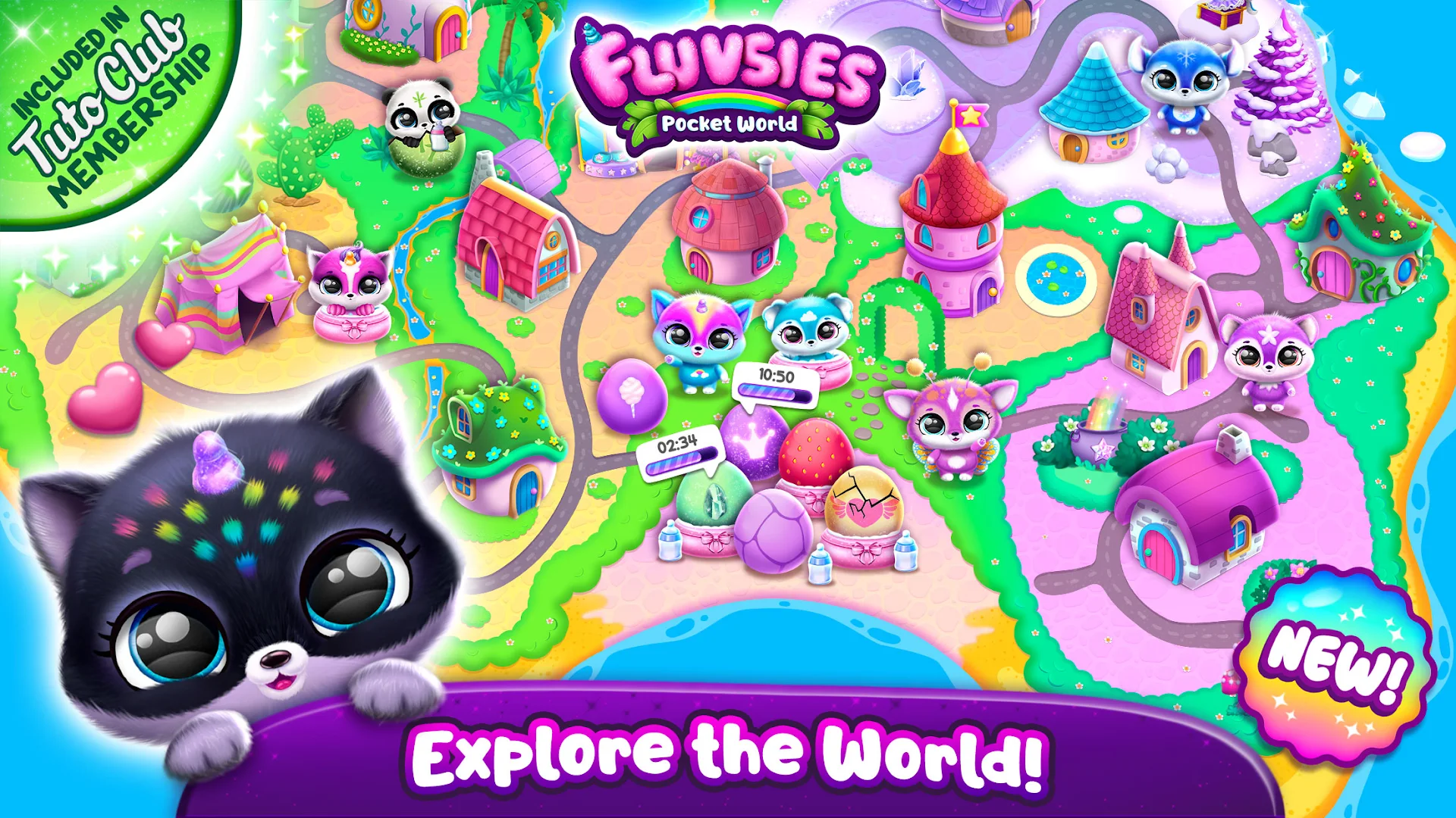 Fluvsies Pocket World - Pet Rescue & Care Story PC
