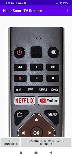 Haier TV Remote Control App پی سی